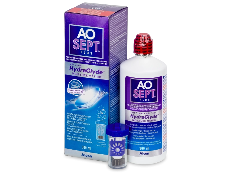Tekočina za kontaktne leče AO SEPT Plus 360ml