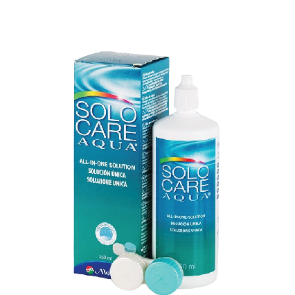 Tekočina za kontaktne leče SOLO CARE AQUA 360ml